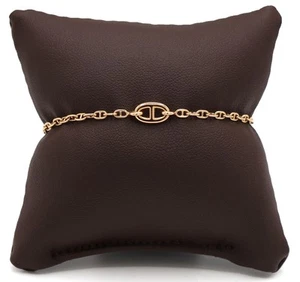 Authentic Hermes Farandole 18K Rose Gold Link Chain Women’s Bracelet 6.25” - Picture 1 of 5