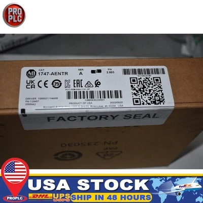 1747-AENTR AB 1747AENTR EtherNet/IP Adapter Module NEW US Free Tax - Image 1 of 3
