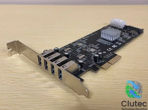 Startech PEXUSB3S42V PCI-E Quad Port USB 3.0 Interface Card P14020-7X2C - Photo 1/4