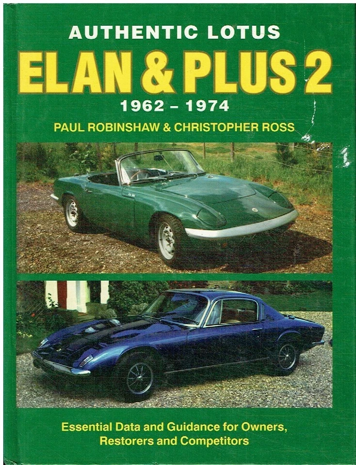 LOTUS ELAN S1-S4 & PLUS 2 '62-74 RESTORERS/COMPETITORS GUIDE TO ORIGINALITY BOOK — 第 1/1 张图片