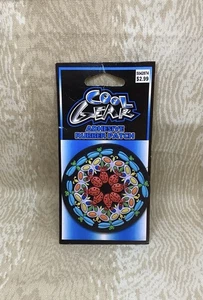 COOL CLEAR selbstklebendes Gummi-Patch 'FLOWER POWER' 2,5" Neu in Verpackung - Bild 1 von 2