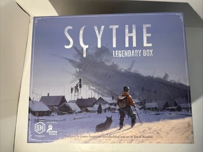 Scythe Board Game w/ Expansions, Metal Coins 117pcs, Modular Board, Organizer - Image 1 of 4