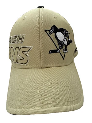 PITTSBURGH PENGUINS NHL Licensed Hat Cap Gold w/Logo Reebok L/XL UNWORN NWOT - Image 1 of 4