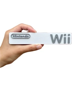 Decorative Nintendo Wii logo Sign Display two sizes small 16cm  Large 25cm - Picture 1 of 3