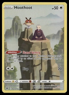 Hoothoot Ultra Rare SWSH10: Astral Radiance Trainer Gallery TG12/TG30 NM - Image 1 of 2