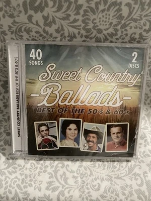 Sweet Country Ballads Best of the 50's & 60's CD, 2018 - 2CD  40 Songs Foto 1 de 3