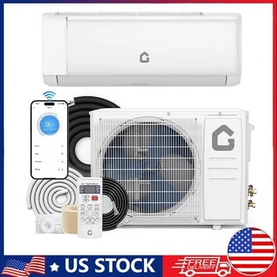 ACEKOOL 24000BTU 230V Ductless Mini Split Air Conditioner 19 SEER Inverter 16.4ft Kit US