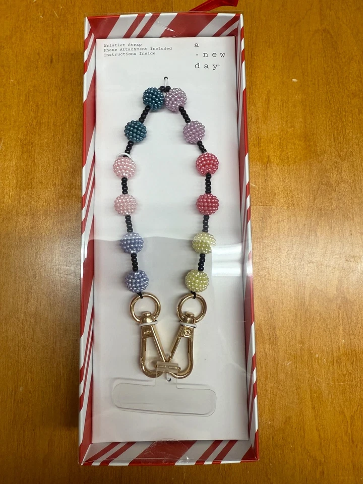 A New Day Cell Beaded Replacement Wrist Strap For Purse Phone Bag. A great gift - Image 1 of 1