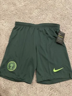 Pantalones cortos Nike Nigeria 2018 fútbol verde visitante S (nuevo con etiquetas) Foto 1 de 4