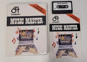 MUSIC MASTER Commodore 64 versione cassetta gioco - completo - Foto 1 di 3