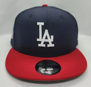 NUEVA ERA 9FIFTY GORRA SNAPBACK. MLB. LOS ANGELES DODGERS. AZUL MARINO Y ROJO. - Imagen 1 de 7