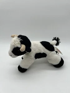 AURORA FLOPSIES MINI MOO the COW Stuffed Animal Plush 7" - Picture 1 of 8