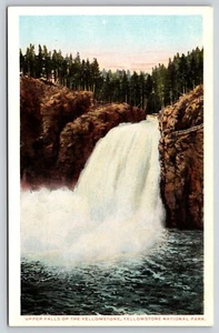 Postkarte Upper Falls Yellowstone Nationalpark Wasserfall Bloom Bros Co - Bild 1 von 2