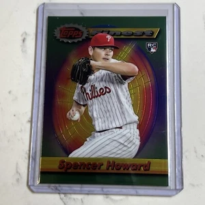 2021 Topps Finest Flashbacks Spencer Howard  RC ROOKIE #44 Phillies - Picture 1 of 2
