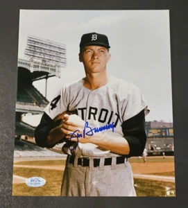 JIM BUNNING Signed 8x10 Photo-HOF-PHILLIES-DETROIT TIGERS-PSA - Picture 1 of 3
