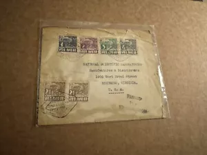 Netherlands Indies WWII Censor Cover (H) +5-Color Frank +Fancy CDS +Censor Chop - Picture 1 of 2