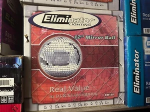 Eliminator Lighting 12" Mirror Ball, EM-12 - Picture 1 of 1