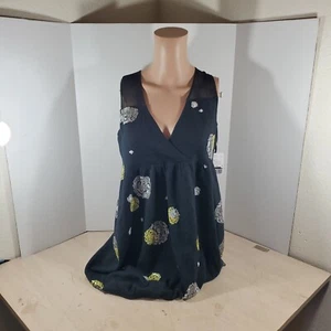 Grace & Desire Womans Sz M Sleeveless Sequins Summer Evening Short Legged Dress  - Picture 1 of 12