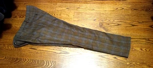 New SIVIGLIA Cashmere and Wool Ford Pants Thick Fall Winter Plaid Italy 36 - Picture 1 of 4