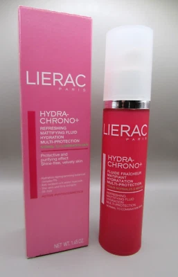 2X Lierac Paris Hydra-Chrono Mattifying Fluid Hydration for Face Shine Free 1.45 - Image 1 of 4