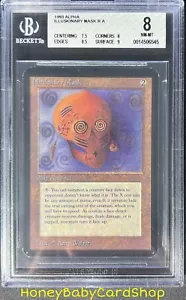 MTG Limited Edition Alpha 1993 Illusionary Mask BGS 8.0 NM/MT Old School 93/94 - Picture 1 of 6
