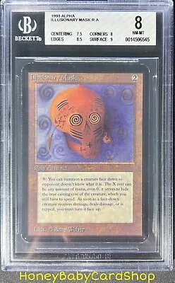 MTG Limited Edition Alpha 1993 Illusionary Mask BGS 8.0 NM/MT Old School 93/94 - Image 1 of 4