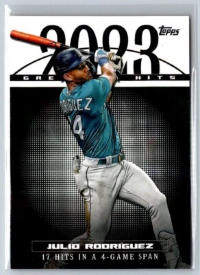 2024 2023 GREATEST HITS JULIO RODRÍGUEZ SEATTLE MARINERS #23GH-17 - Image 1 of 2