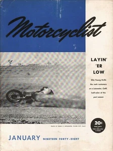 1948 January Motorcyclist - Vintage Motorcycle Magazine - Picture 1 of 2