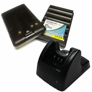 2x Battery + Charger for Yaesu Vertex VX-160 VX-400 VX-424 VXA-300 PILOT III - Picture 1 of 1