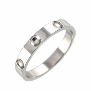 LOUIS VUITTON Alliance Empreinte Ring Pt size60 8.75-9(US) 90272390 - Picture 1 of 7