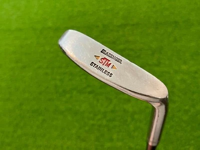 SLAZENGER STM PUTTER Heel Shafted Right Handed England Leather Grip 35" NAPA - Image 1 of 4