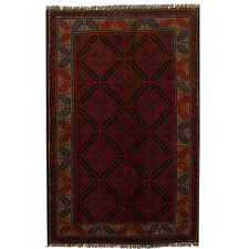 B16030 Handmade Afghan Tribal Balouch 2'8x4'3ft Area Small Rug Carpet   133x87cm