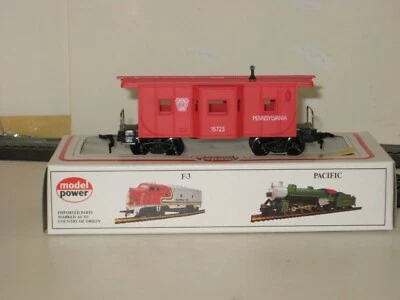 HO M/P BAY WINDOW  PENNSYLVANIA CABOOSE 8243 MODEL POWER PRR CABOOSE - Image 1 of 4