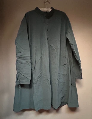 Vestido túnica jazmín CP Shades para mujer talla XL azulverde manga larga Lagenlook nuevo Foto 1 de 4