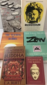 Buddhist Zen Enlightenment study 6 book lot Teachings of Buddha Japanese Culture - Bild 1 von 12