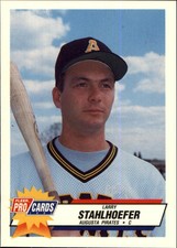 1993 Augusta Pirates Fleer/ProCards #1548 Larry Stahlhoefer