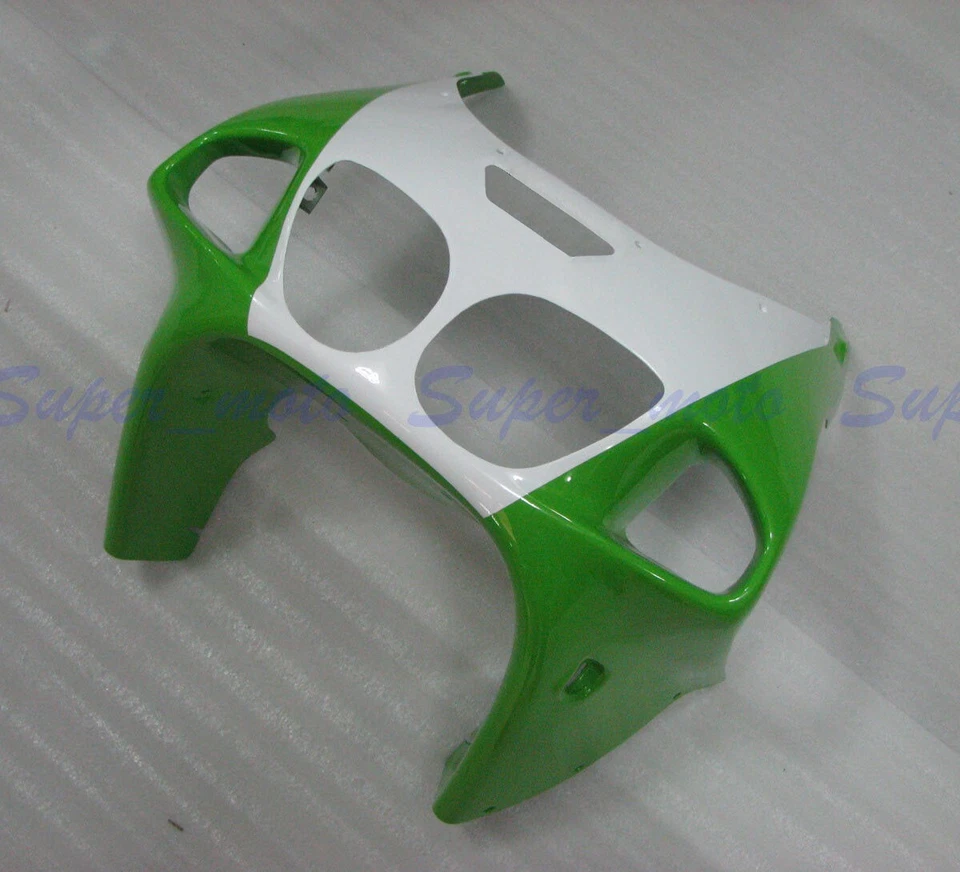 Carenado nariz cabeza delantera para KAWASAKI NINJA ZX7R ZX750P 96 1996-2003 blanco verde Foto 1 de 1