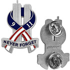 9-11 Pin Never Forget Commemorative September 11th Collectible Patriotic Pin