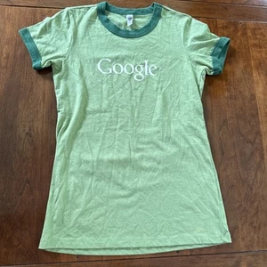 Women’s Google Short Sleeve Logo T-Shirt Green S - Picture 1 of 9