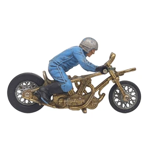 Britains Deetail Speedway Motorcycle Rider Acceleration Bike Vintage Toy 7cm - Picture 1 of 13