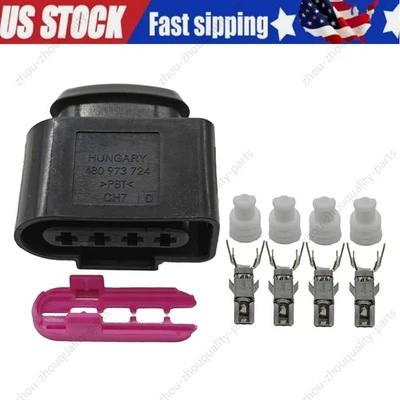 4B0973724 Conector de cableado de enchufe de bobina de encendido OEM para Audi A3 A4 VW Jetta Foto 1 de 4