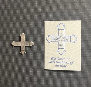 James Avery Sterlingsilber Magnanimiter Kreuz Sustin Kreuz Anhänger Pin - Bild 1 von 4