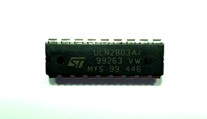 ULN2803A HV Darlington array DIP-18 Genuine STMicroelectronics part x 1 pcs - Foto 1 di 1