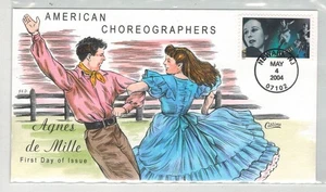 2004 COLLINS HANDPAINTED AMERICAN CHOREOGRAPHERS AGNES DE MILLE DANCE - Picture 1 of 1