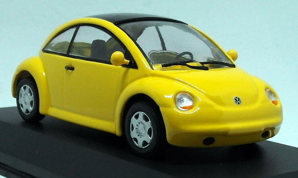 Minichamps 1/43  VW Beetle Concept 1994 Yellow 430 054001 Diecast Model Car - Image 1 of 4