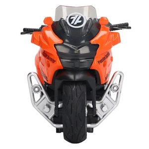 1:16 Scale Portable Orange Motorcycle Toy with Sound & Light Effects - Picture 1 of 11