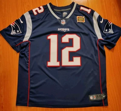 Camiseta Nike Tom Brady NE Patriots Elite Vapor Limited NFL talla 2XL SB 38 XXXVIII  Foto 1 de 4