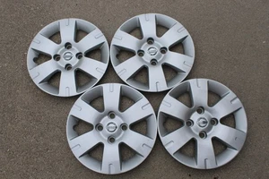 New Set 2007 2008 2009 2010 2011 2012 Sentra 15" Hubcaps Wheel Covers 53073 - Picture 1 of 17
