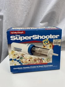 Vintage Hamilton Beach The Super Shooter Cookie Press Decorator Cordless *READ - Picture 1 of 3