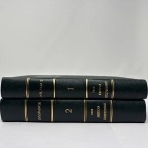 Insurance From American Jurisprudence Law Books Volumes 1 & 2 Hardcover 1960 - Picture 1 of 5